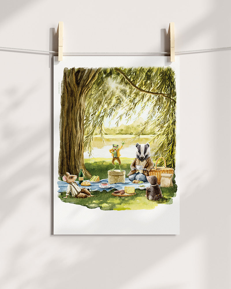 The Wind in the Willows Art Print