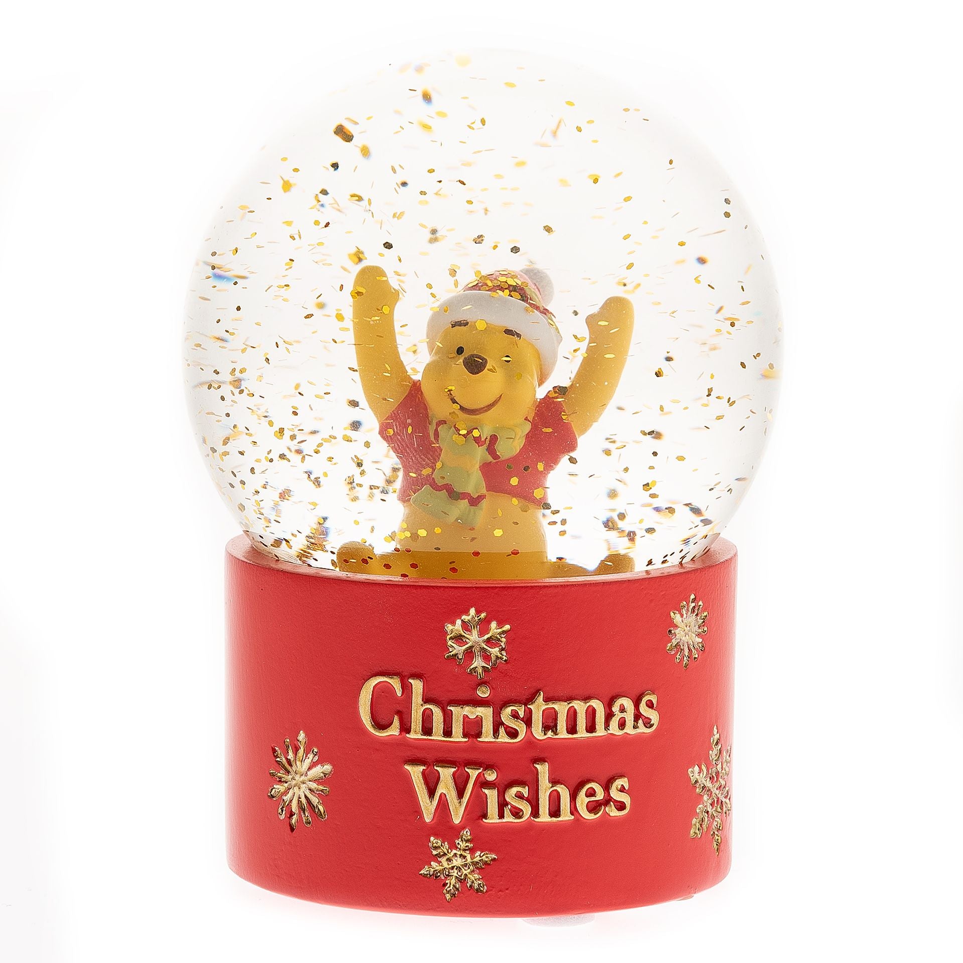 Winnie The Pooh Snowglobe "Christmas Wishes"