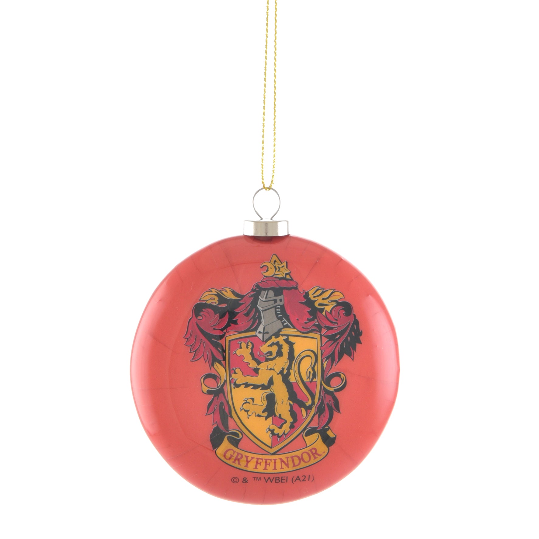 Harry Potter Set of 4 Flat Baubles - Hogwarts Houses