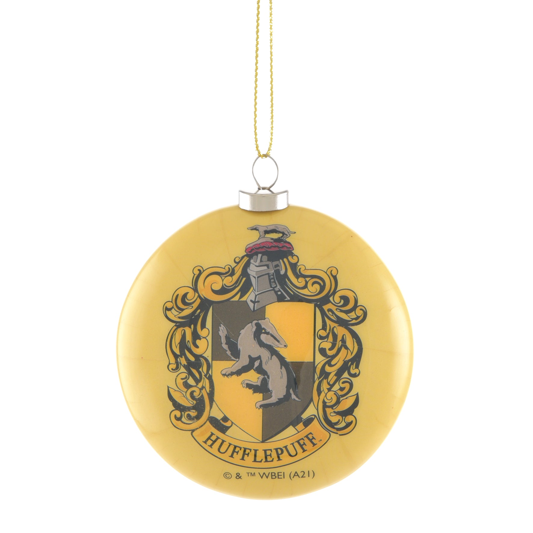 Harry Potter Set of 4 Flat Baubles - Hogwarts Houses