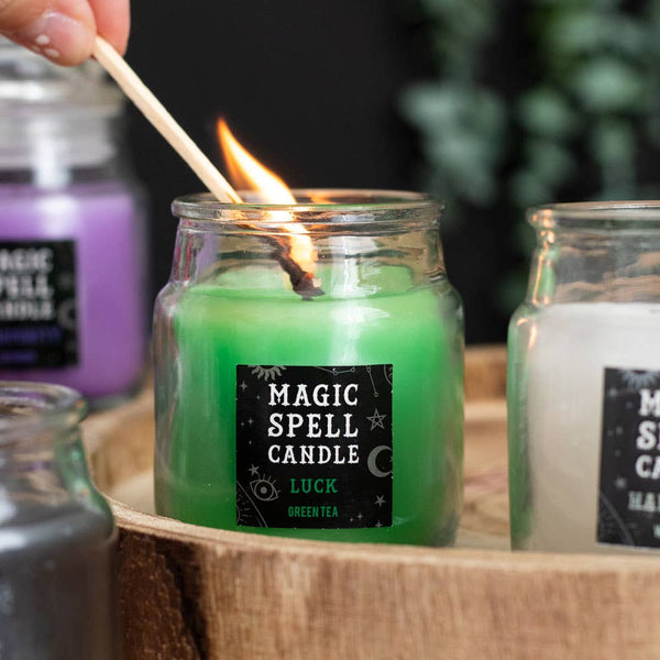 Green Tea 'Luck' Magic Spell Candle Jar