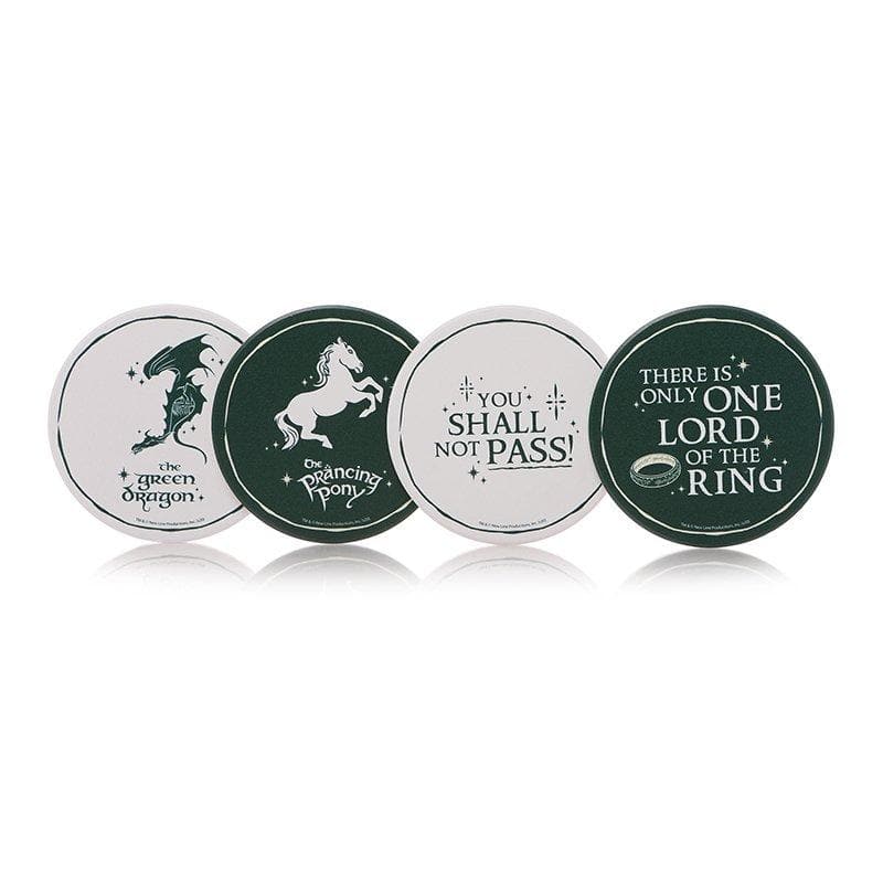 Lord Of The Rings Set of 4 Coasters - Olleke | Disney and Harry Potter Merchandise shop