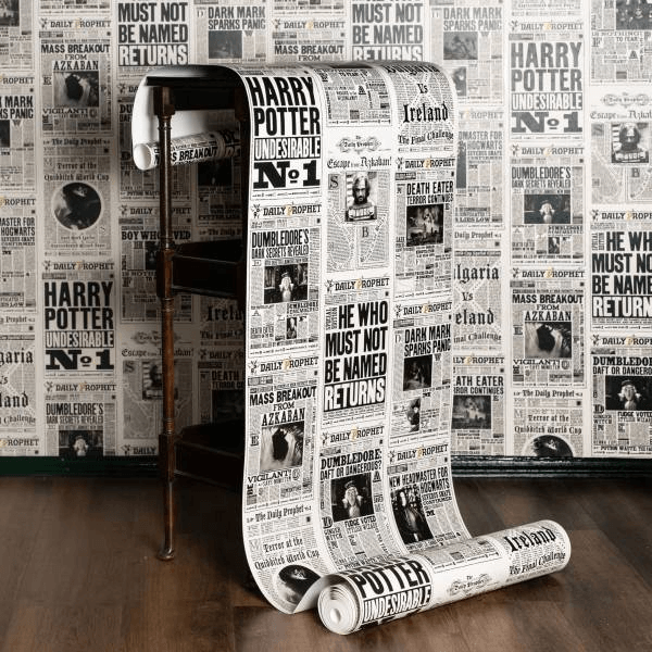 The Daily Prophet Wallpaper - Olleke | Disney and Harry Potter Merchandise shop