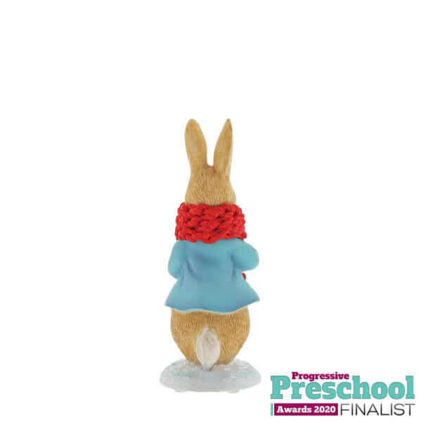 Peter Rabbit in a Festive Scarf Figurine - Olleke | Disney and Harry Potter Merchandise shop