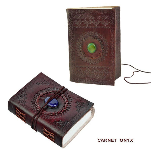 Authentic Journal with strap and gem A6 - Olleke Wizarding Shop Amsterdam Brugge London Maastricht