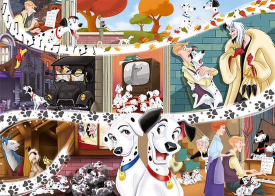 101 Dalmatiërs 1000 Stukjes Legpuzzel