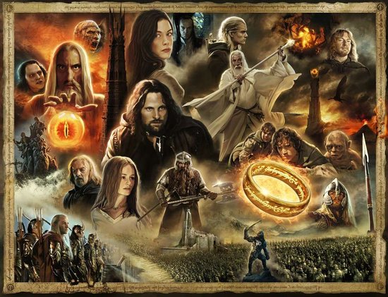 The Lord of The Rings: The Two Towers 2000 pieces Jigsaw Puzzle