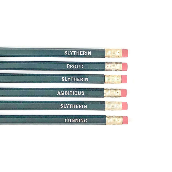 Slytherin House Harry Potter Pencils - Olleke Wizarding Shop Brugge London Maastricht