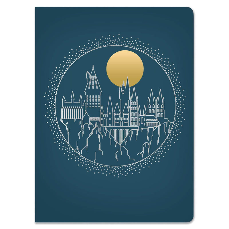 Harry Potter Hogwarts Illustrated Softcover Journal - Olleke Wizarding Shop Brugge London Maastricht