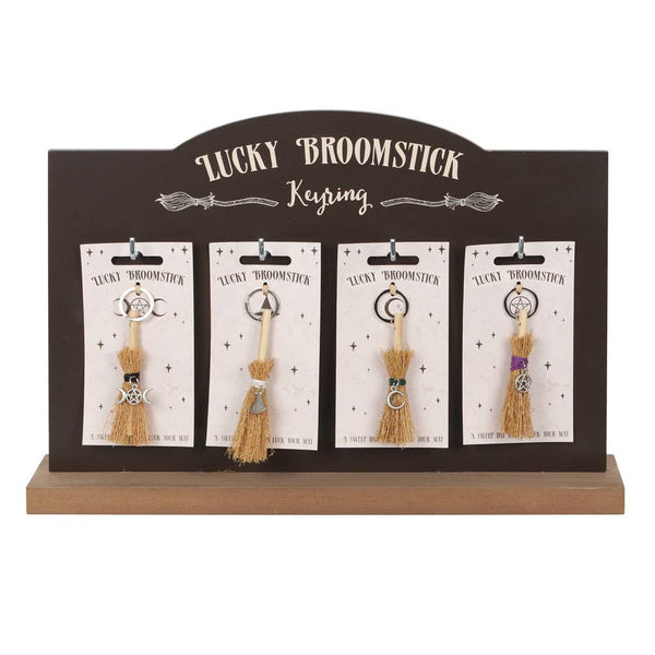 Lucky Broomstick Keyrings