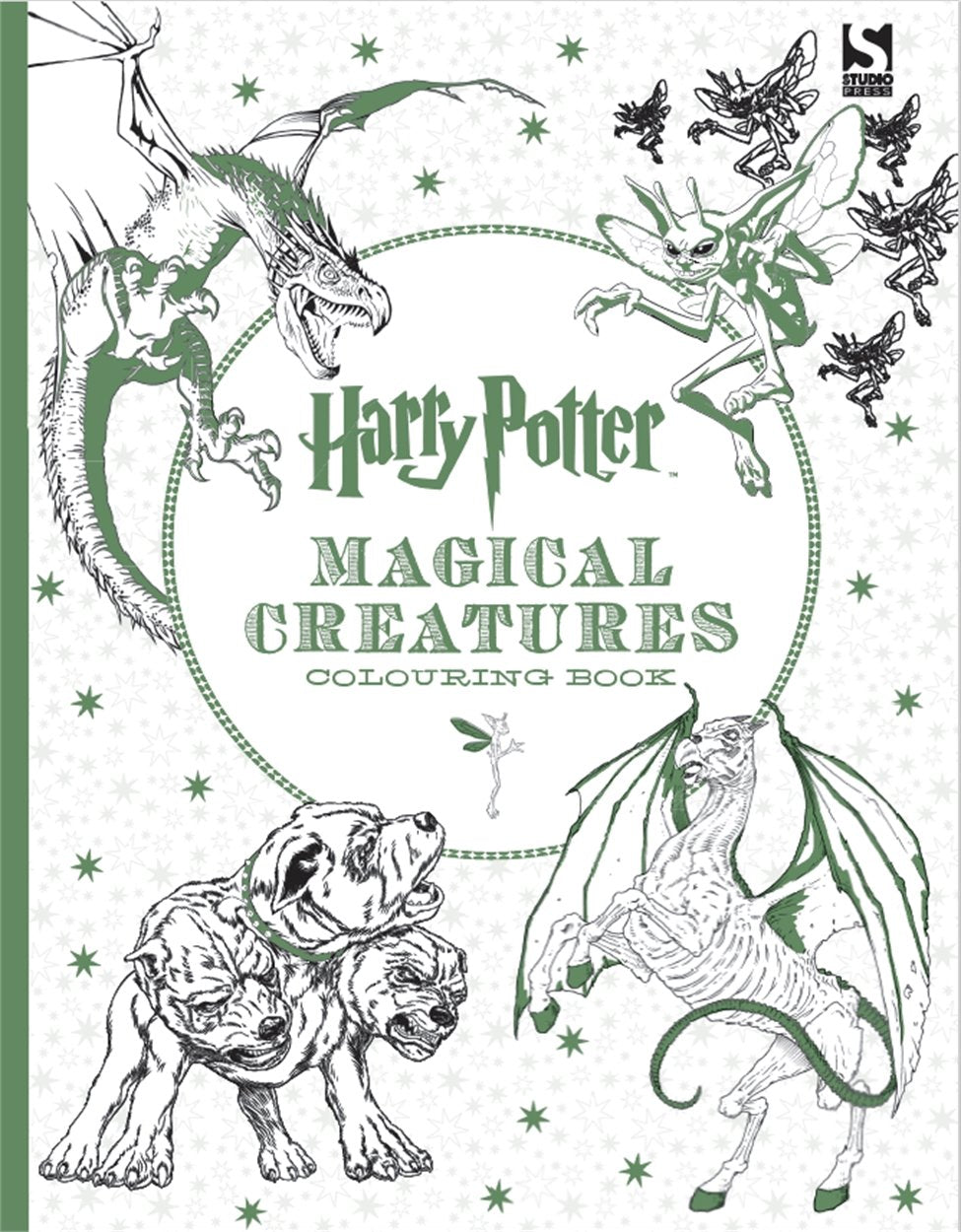 Livre de coloriage des créatures magiques d'Harry Potter