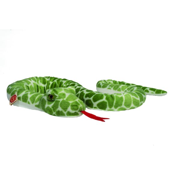 Green snake plush