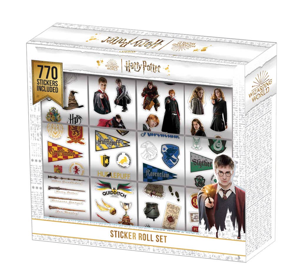 Coffret de rouleaux d'autocollants Harry Potter