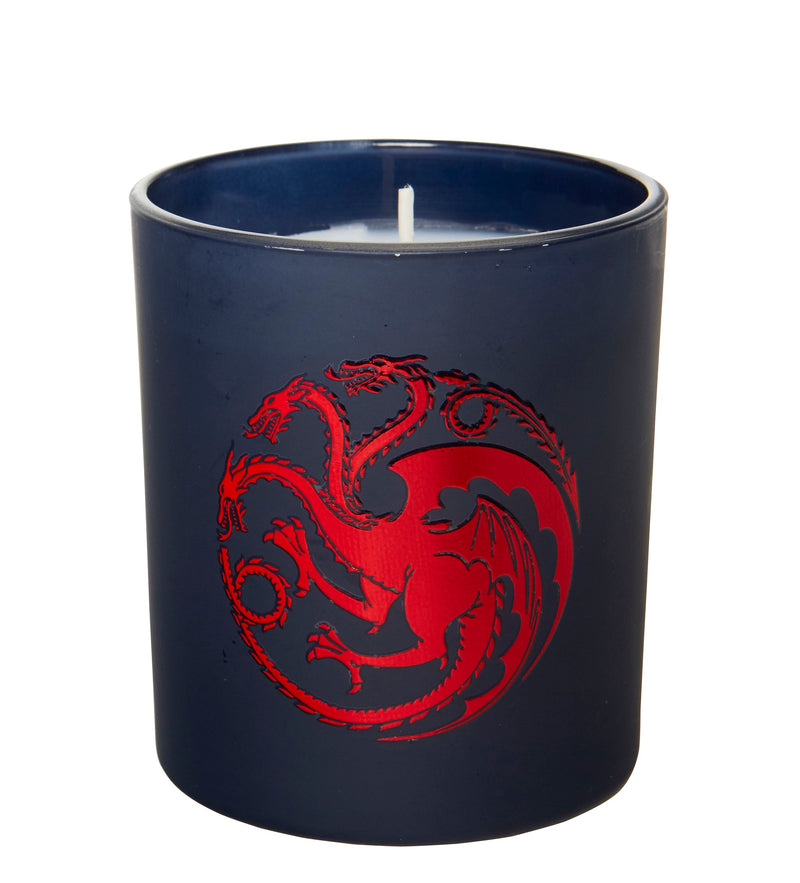 Game of Thrones: House Targaryen Large Glass Candle