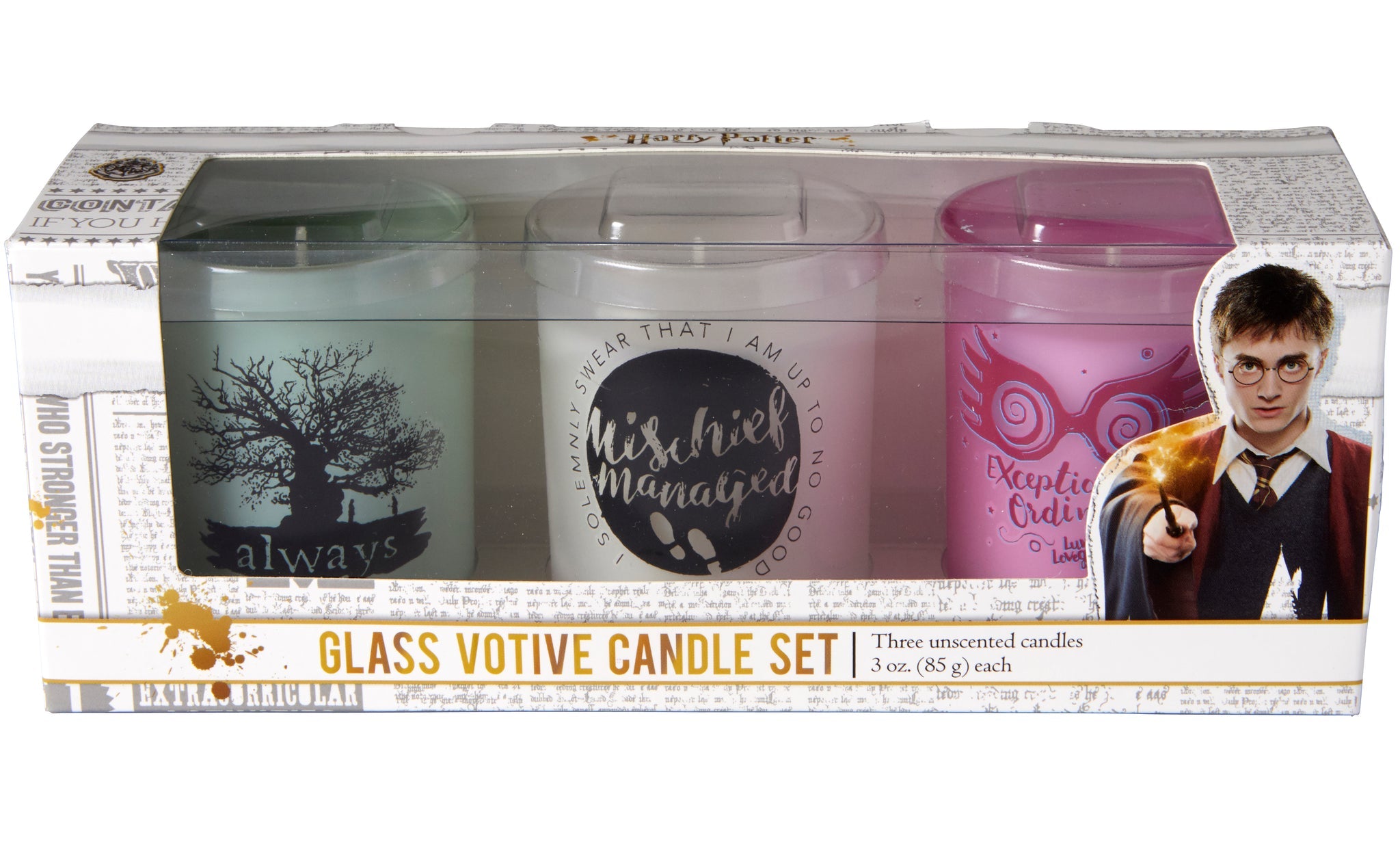 Harry Potter: Glass Votive Candle Pack - Olleke Wizarding Shop Amsterdam Brugge London