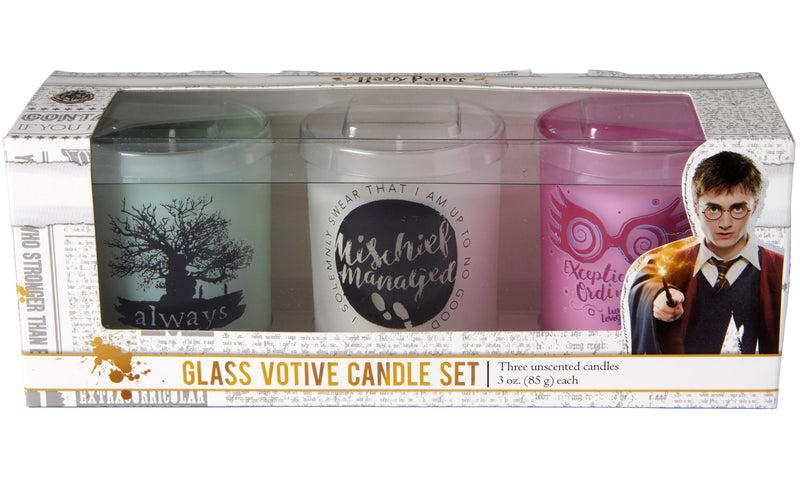 Harry Potter: Glass Votive Candle Pack