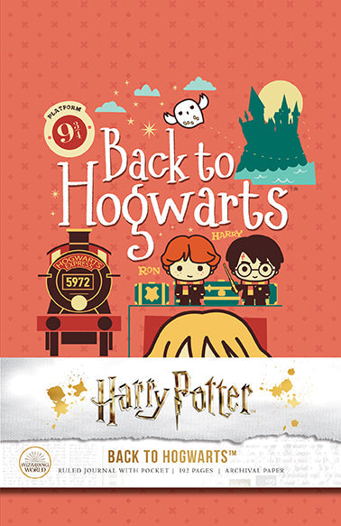 Back to Hogwarts Hardcover Ruled Journal