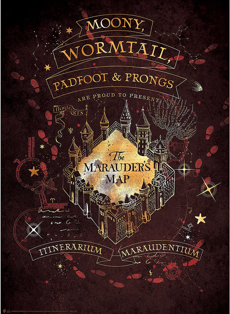 Harry Potter Crest & Marauders - Set of 2 posters - Olleke Wizarding Shop Brugge London Maastricht