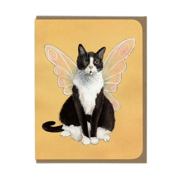 Cat Fairy Greeting Card - Olleke Wizarding Shop Brugge London Maastricht