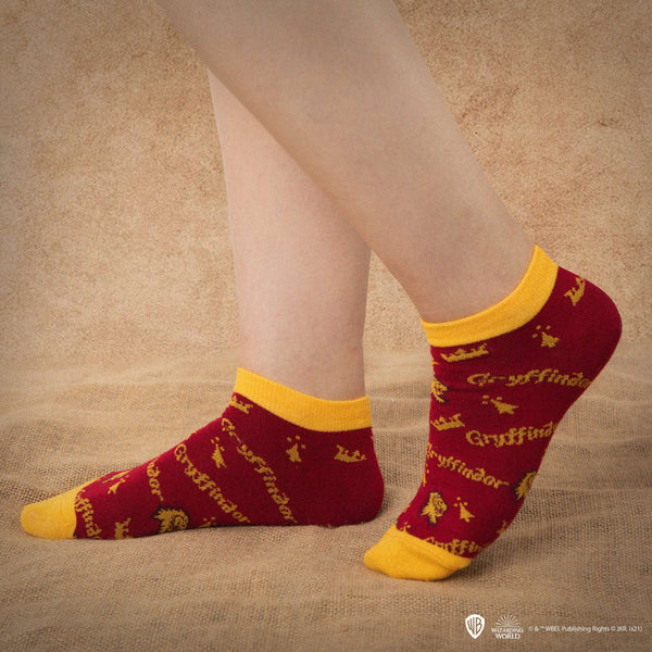 Harry Potter Set of 3 Ankle Socks - Gryffindor - Olleke Wizarding Shop Amsterdam Brugge London Maastricht