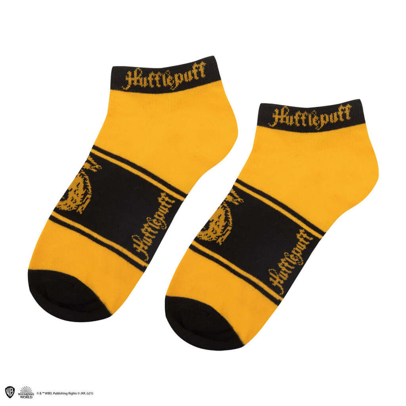 Harry Potter Set of 3 Ankle Socks - Hufflepuff - Olleke Wizarding Shop Amsterdam Brugge London Maastricht