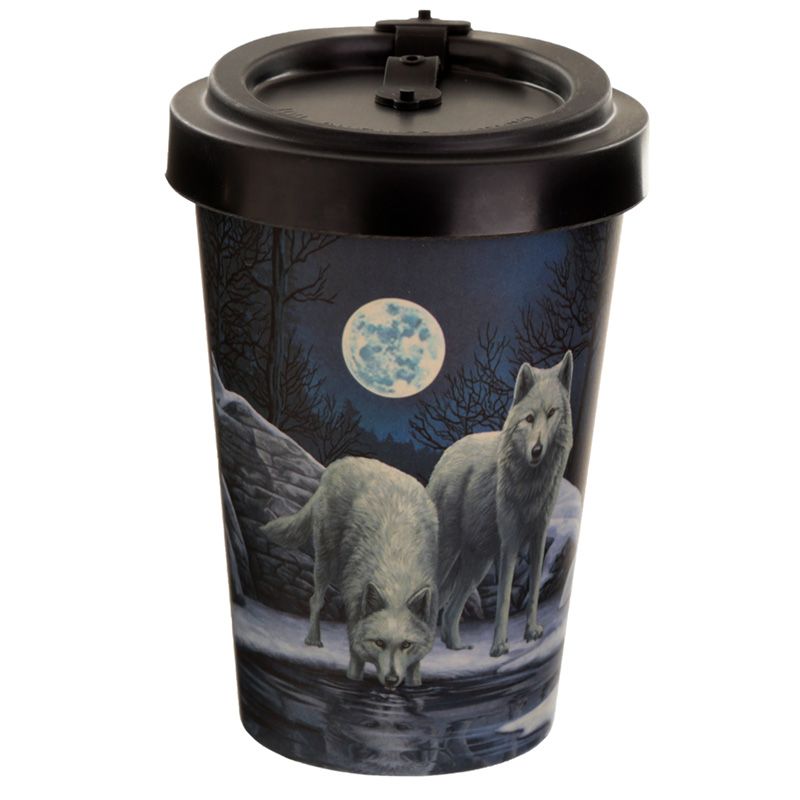 Wolves Travel Bamboo Mug - Olleke | Disney and Harry Potter Merchandise shop