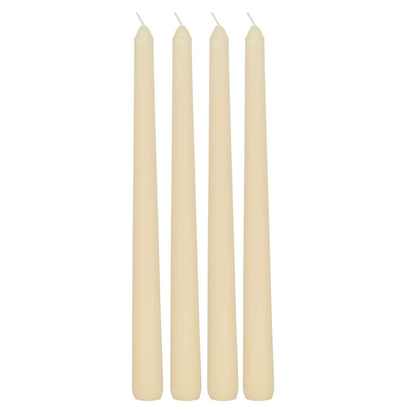 Ivory Taper Candles Pack of 4 - Olleke | Disney and Harry Potter Merchandise shop