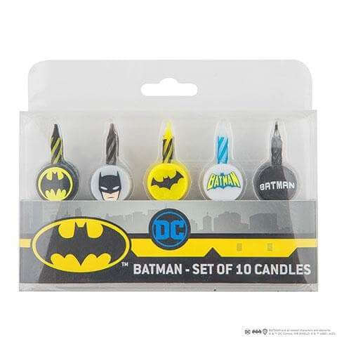 DC Comics Birthday Candle 10-Pack Batman - Olleke | Disney and Harry Potter Merchandise shop