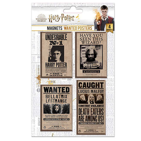 Harry Potter Wanted Signs Magnets - Olleke Wizarding Shop Brugge London Maastricht