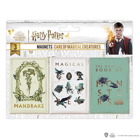 Harry Potter Magnets Care of Magical Creatures - Olleke Wizarding Shop Amsterdam Brugge London Maastricht