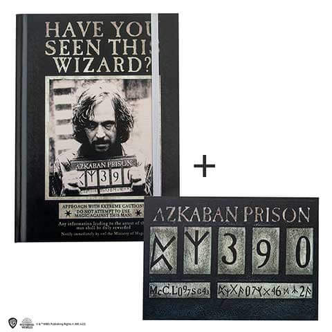 Harry Potter Sirius Azkaban Notebook - Olleke Wizarding Shop Amsterdam Brugge London Maastricht