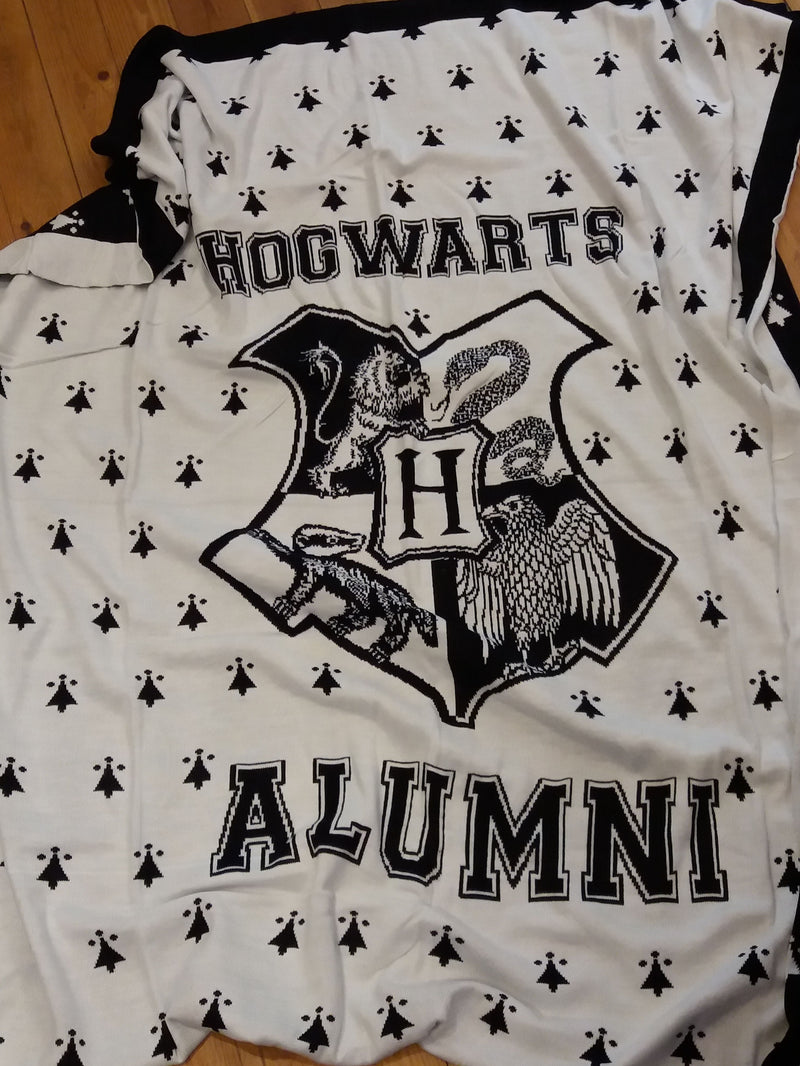 Harry Potter Knitted Throw Hogwarts