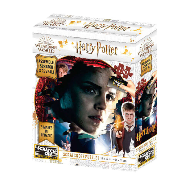 Harry Potter Hermione 150 pc scratch puzzle - Olleke Wizarding Shop Brugge London Maastricht