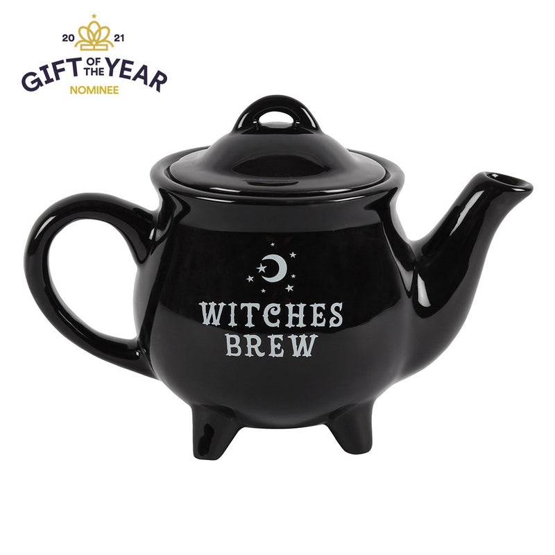 Witches Brew Black Ceramic Tea Pot - Olleke Wizarding Shop Amsterdam Brugge London Maastricht