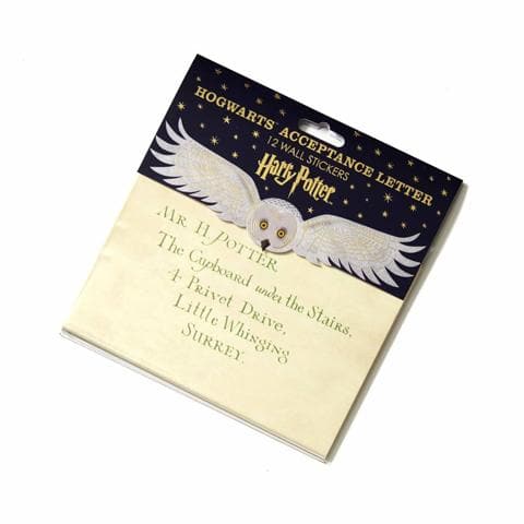 Harry Potter Hogwarts Acceptance Letter Wall Stickers - Olleke | Disney and Harry Potter Merchandise shop