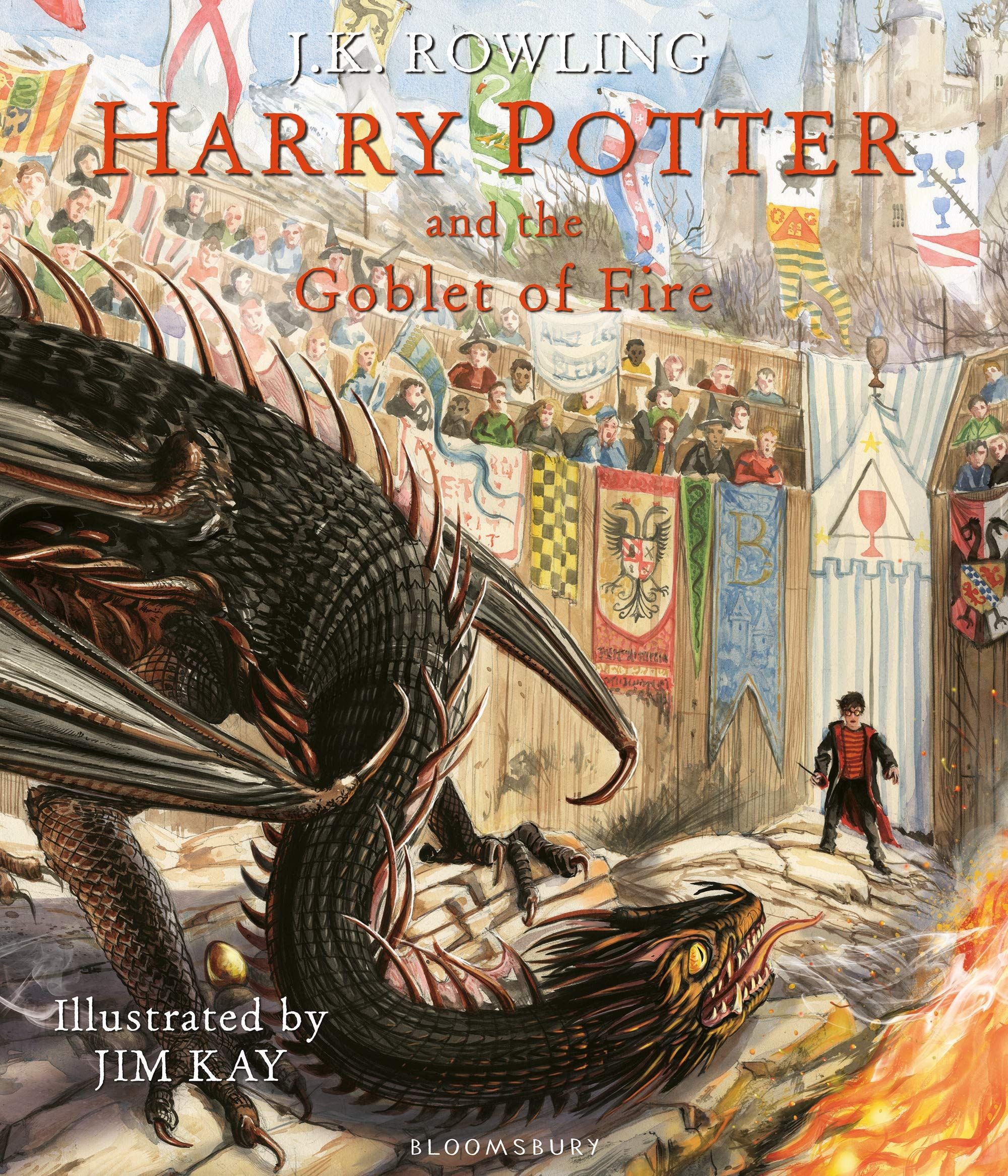 Harry Potter and the Goblet of Fire Illustrated edition - Olleke Wizarding Shop Amsterdam Brugge London