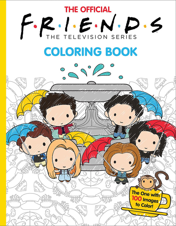 The Official Friends Coloring Book: The One with 1 00 Images to Color
