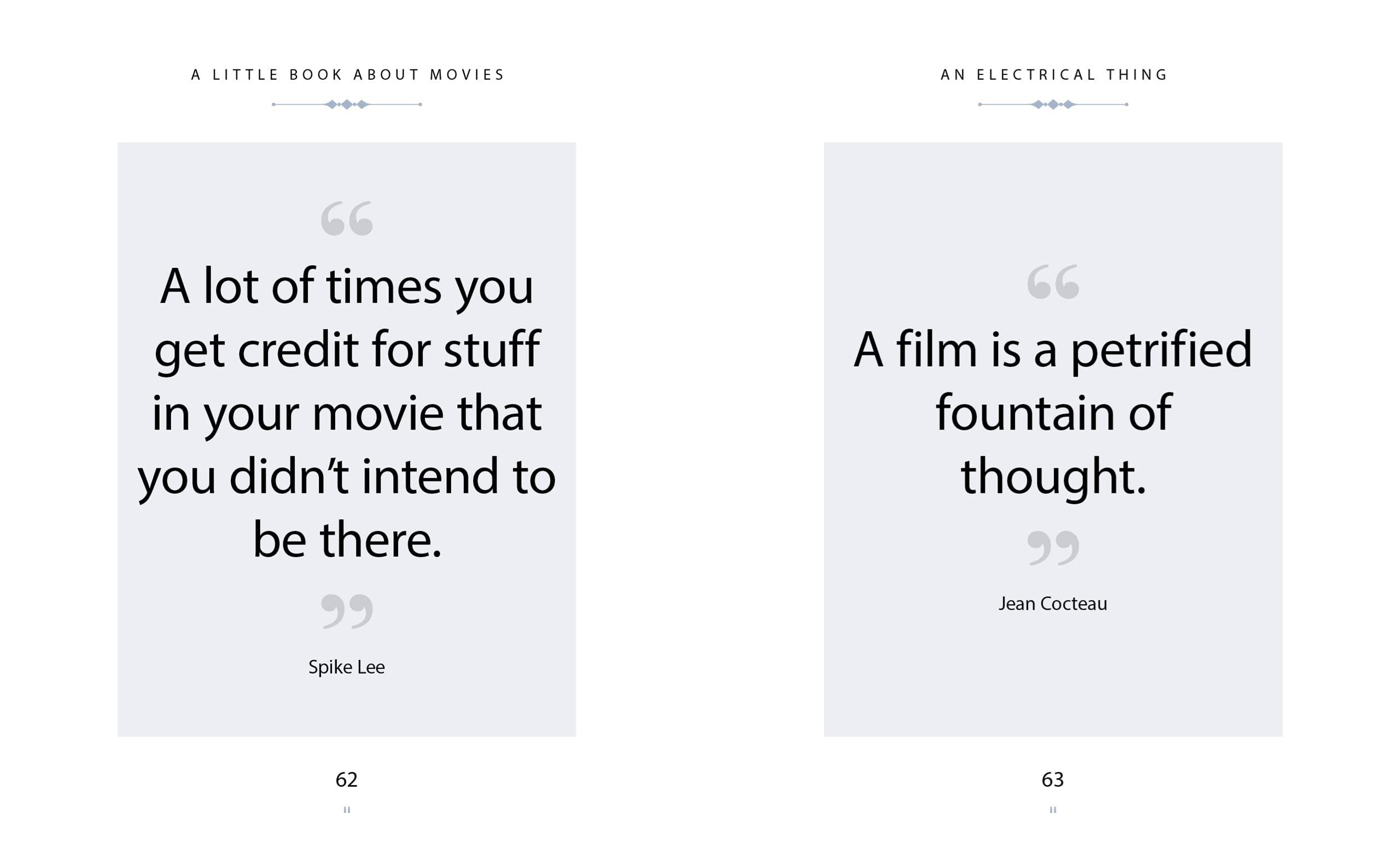 A Little Book About Movies Quotes for the Cinephile in Your Life - Olleke Wizarding Shop Amsterdam Brugge London