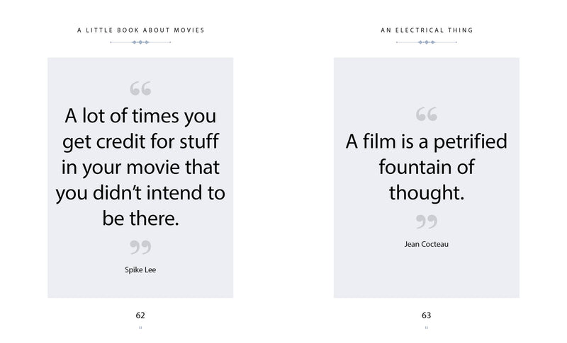 A Little Book About Movies Quotes for the Cinephile in Your Life