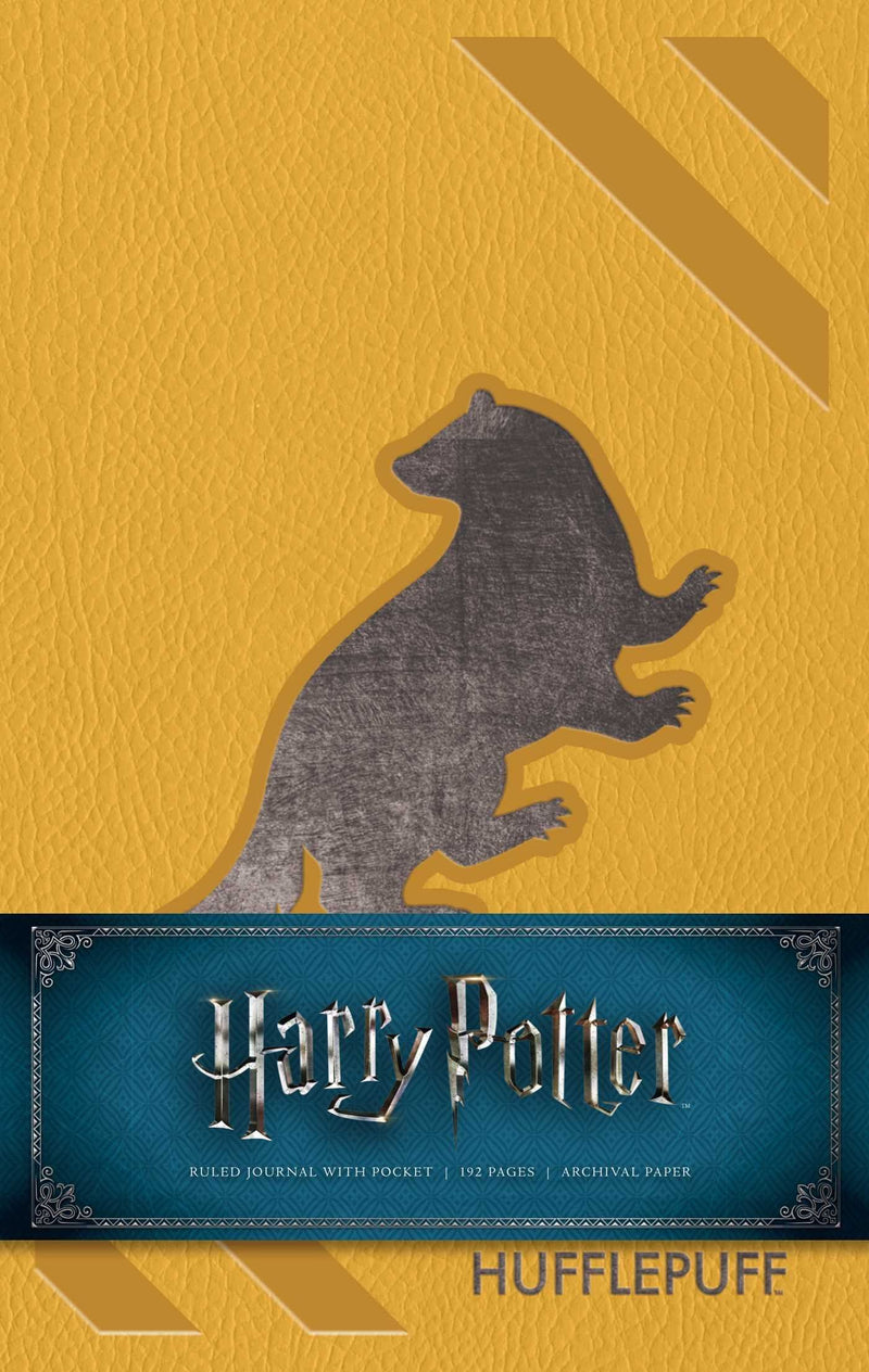 Harry Potter Hardcover Ruled Journal Hufflepuff New Design