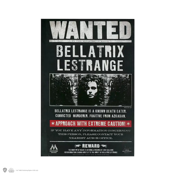 Wanted Bellatrix Lestrange Notebook