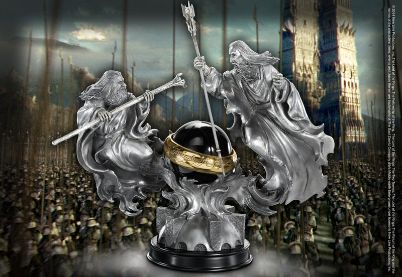 Battle of the Wizards Pewter Sculpture