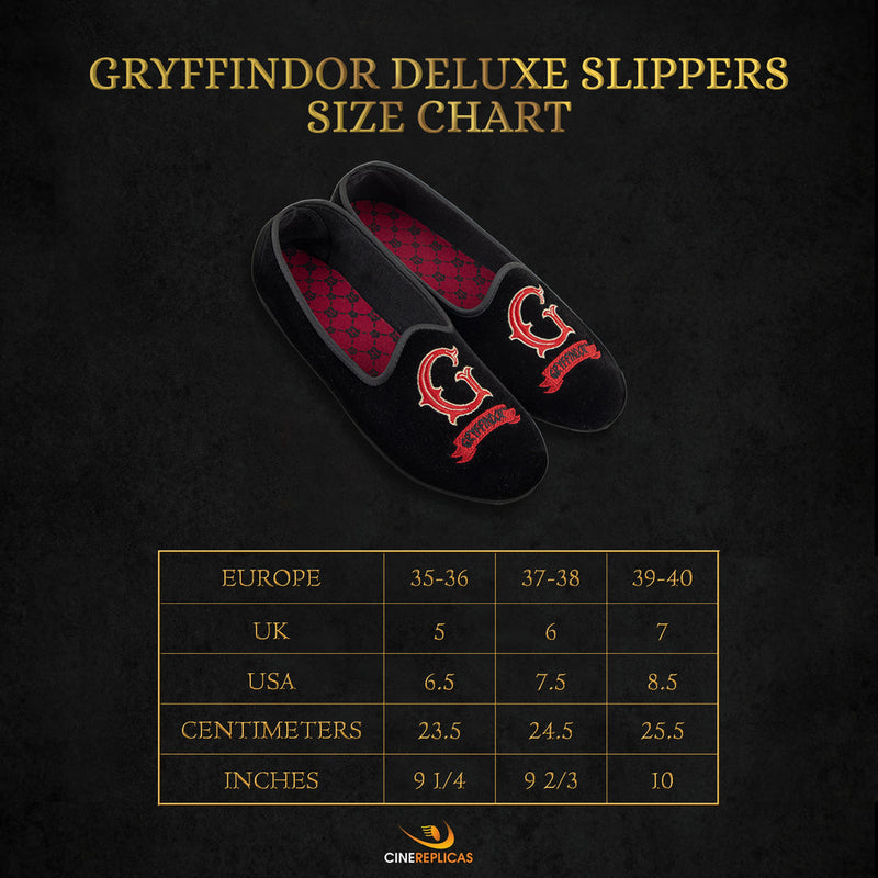 Gryffindor Deluxe Slippers