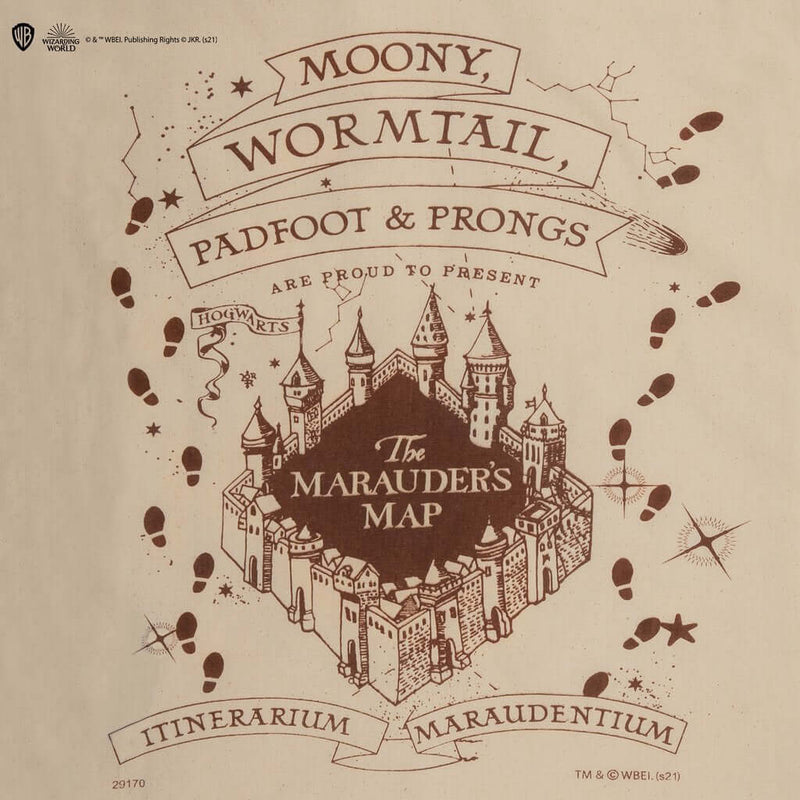 Marauder's Map Tote Bag - Olleke Wizarding Shop Brugge London Maastricht