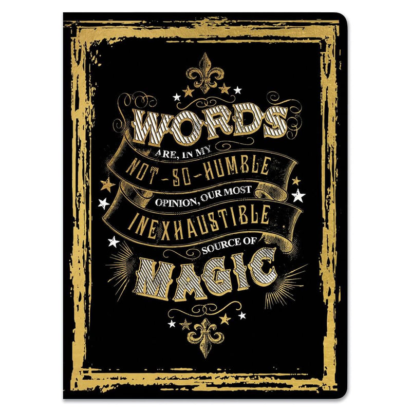 Harry Potter Magical Words Softcover Journal - Olleke Wizarding Shop Brugge London Maastricht