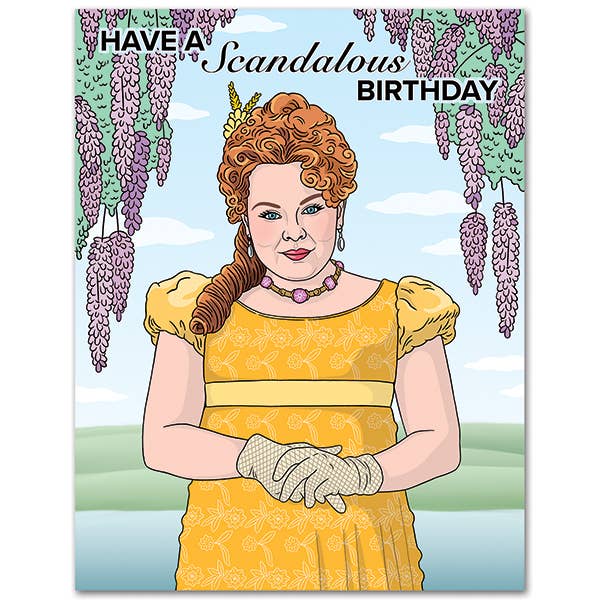 Have a scandalous Bridgerton Birthday Card
