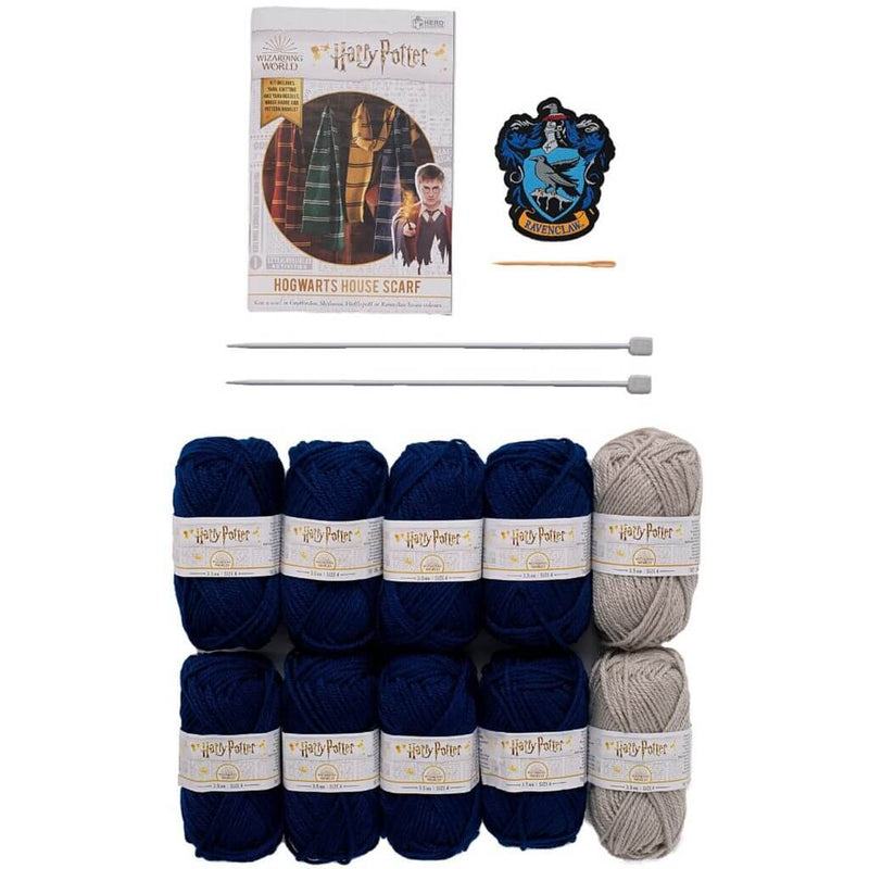 Harry Potter Ravenclaw Scarf Knitting Set - Olleke Wizarding Shop Brugge London Maastricht