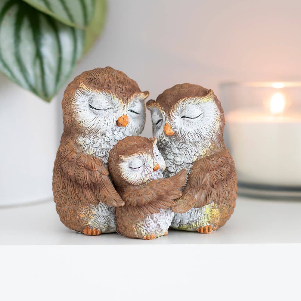 Ornement de famille de hiboux « Soyez ensemble » Owl-ways