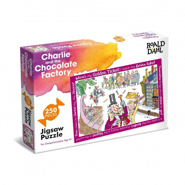 Roald Dahl - Charlie and the Chocolate Factory 250 piece Puzzle - Olleke | Disney and Harry Potter Merchandise shop