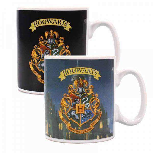 Harry Potter Heat Changing Mug - Hogwarts Crest - Olleke | Disney and Harry Potter Merchandise shop